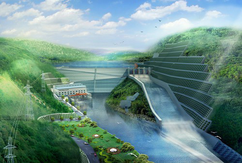 大茂镇老挝南塔河1号水电站项目